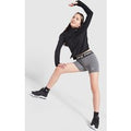 Nike Meisjes Pro 3" Shorts Junior, grijs