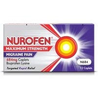 Nurofen Max Strength Migraine Pain 684mg Caplets