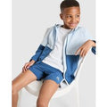 MONTIREX Edge Jacket/Shorts Set Children, blå