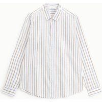 Camicia a righe collo classico manica lunga