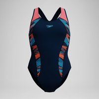 Maillot de bain Femme Placement bleu marine/corail