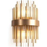 Brushed Antique Brass Wall Lamp