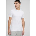 Camiseta Básica Ajustada Al Músculo, Blanco
