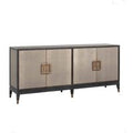 Textured Brass Trim Sideboard