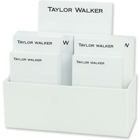 Bellmore 7-Tablet Set - White with Linen holder