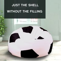 Alevmoom Beanbag Cover Football Sitzac Shell Lounger Bean Bag Without the filling