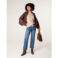 Elasticated Waist Jeans With Tie - XL / DENIM