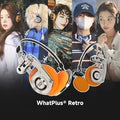 2026 WhatPlus RETRO R3 Bluetooth Earphones Headworn Wireless Portable Small Classic Fashion Headset 40mm Dynamic-unit Headphones