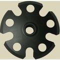 Tourenteller mit Gewinde 95 mm schwarz