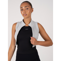 Zip-up Performance Sports Bra | Grey