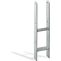 H-pergoladrager tuinscherm, schutting, carport 121mm