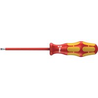 Wera Kraftform 160I VDE Insulated Parallel Slotted Screwdriver 4mm 100mm