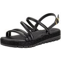 Sandália Feminina Flat Moleca 5539101 PRETO 36