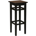 Casa Padrino Landhaus Stil Bar Hocker Massivholz - Shabby Chic Landhaus Stil Barhocker Bar Stuhl