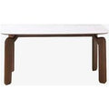 Araco Nimbus Dining Table Brown Walnut/Marble