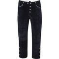 Lange Lederhose schwarz