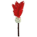 Brinquedo Stick Matatabi Com Bola e Pena Jambo Vermelho - Único