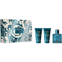 Versace Eros Eau de Toilette 50ml with Shower Gel 50ml & Aftershave Balm 50ml Gift Set
