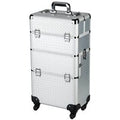 Valise Esthétique 3 compartiments sur Roulette