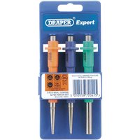 Draper Expert 3 Piece Nail Set and Pin Punch Set