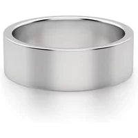 Alianza Clásica Flat 6 MM Oro Blanco 585 (14K)