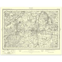Ordnance Survey Reigate 1896-1904 Historic Map