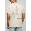 Camiseta Oversize Con Estampado De Walt Disney Crew, Beige