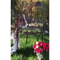 Casa Padrino Gartenstuhl mit Armlehnen 46 x 46 x H. 94 cm - verschiedene Farben - Handgefertigte GartenmÃ¶bel im Jugendstil