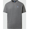North Sails - T-shirt con patch logataNorth SailsMedium grey melangeM