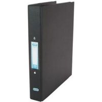 Elba Ring Binder PVC 2 O-Ring Size 25mm A4 Black Ref 400001512 Pack 10