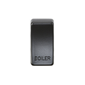 KnightsBridge Switch cover "marked BOILER" - matt black