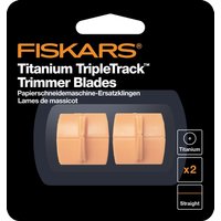 Reservemes Fiskars TripleTrack Titanium set à 2 stuks oranje