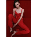 Pantaloni slim in crêpe