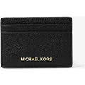 MK Porte-cartes en cuir grainé - Noir - Michael Kors