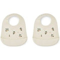 Liewood Siliconen Slabbetje 2pcs - Peach/Sea Shell