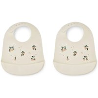 Liewood Siliconen Slabbetje 2pcs - Peach/Sea Shell