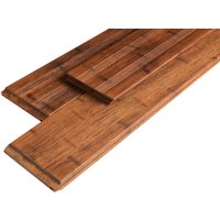 Lames de terrasse en bambou, français / lisse, coffee, 20 x 200 x 2200 mm, 3 pcs / PE