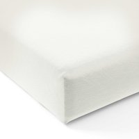 Bedeck of Belfast 200 Thread Count Plain Dye Super Kingsize Fitted Sheet, White