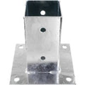 Voetsteun paalvoet tuinscherm paalhouder 141mm