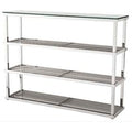 Casa Padrino Luxus Regal Schrank 5 Stars Chrom - Regalschrank Schrank  - Hotel Einrichtung MÃ¶bel
