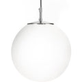 Searchlight 6077 Atom 1 Light Ceiling Pendant Light In Satin Silver