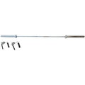 DKN 7ft Olympic Chrome Barbell Bar with Collars