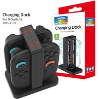 4-in-1 Magnetic Charging Dock for Nintendo Switch 2 Joy-Con – Fast Charge Station with LED Indicator & Beep Reminder
