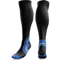 Compression Socks for Women and Men - Seamless Toe, Padded Heel and Sole