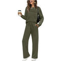 ?Hot Sale 50% OFF?Women's Crew Neck Top & Drawstring Pants Set