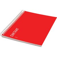 Schrift Qbasic diktaat A5 spiraal lijn 160blz 70gr rood