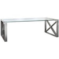 Zenith - Coffee Table - Glass and Chrome