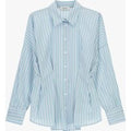 Chemise regular-fit rayée avec pinces devant