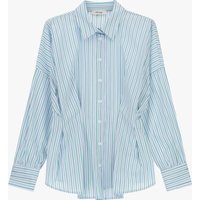 Chemise regular-fit rayée avec pinces devant