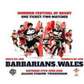 Barbarians v Wales Double Header